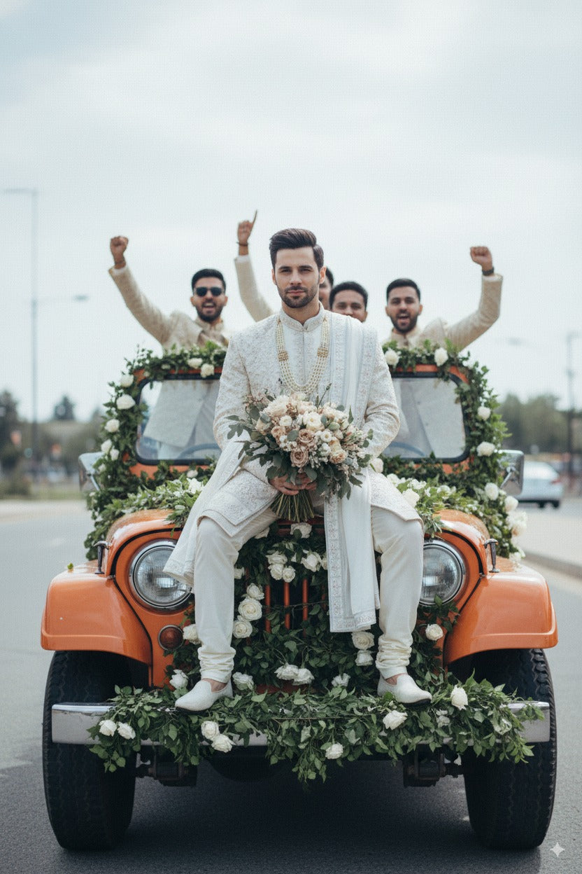 Wedding groomswear collection by One Man Show – premium Indian wedding outfits
