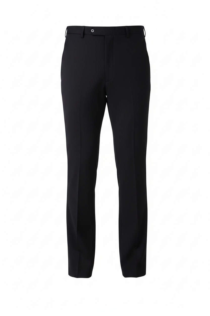 Onyx tailored trouser in Japanese lycra, ghost mannequin product shot